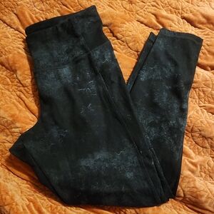 Danskin Black And Gray Marble Leggings